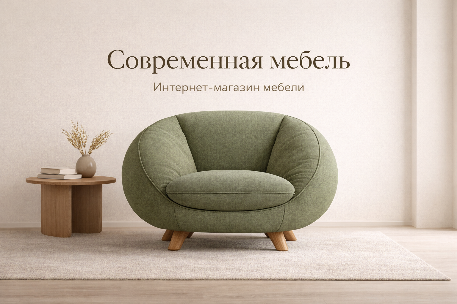 Интернет-магазин мебели — главный экран